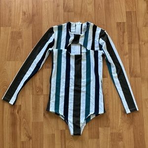 MIKOH lunar Long Sleeve One Piece Swimsuit